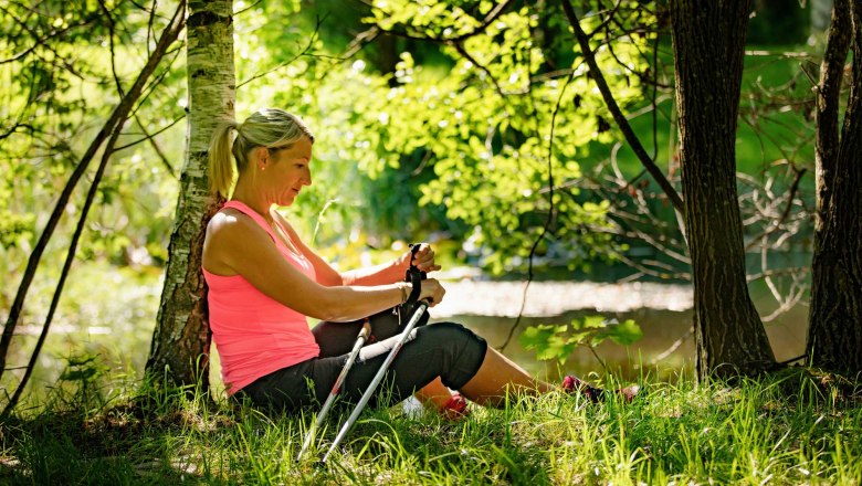 Nordic Walking im Kurpark, © Gesundheitshotel Moorbad Bad Großpertholz