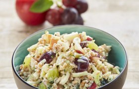 Dinkelsalat mit Apfel, Fenchel und Weintrauben, © Herbert Lehmann